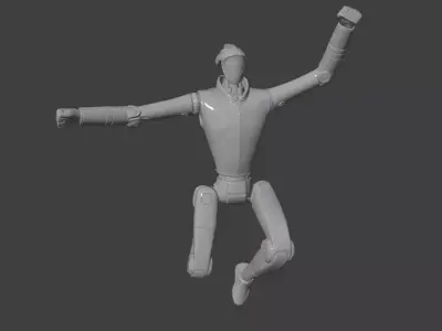 Spring Festival Gala - Jumping Robot 2 3D model