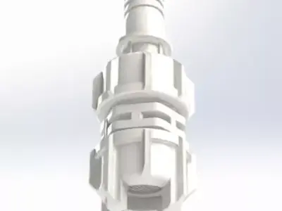 ProMinent DN15 Foot valve 3D model