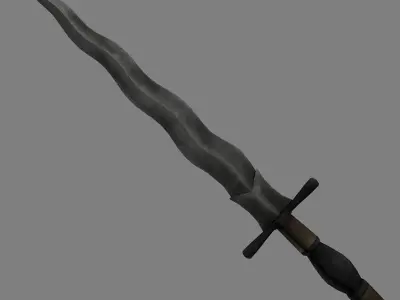 North-african dagger 3D model