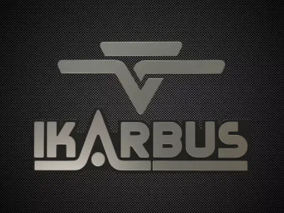 ikarbus logo 3D model