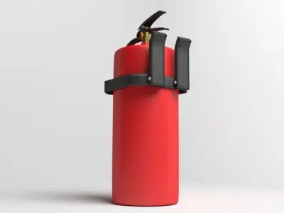 Fire Extinguisher 5 3D model