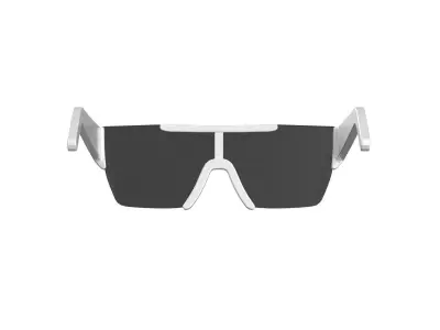 Combo Color Square Sunglasses 3D model