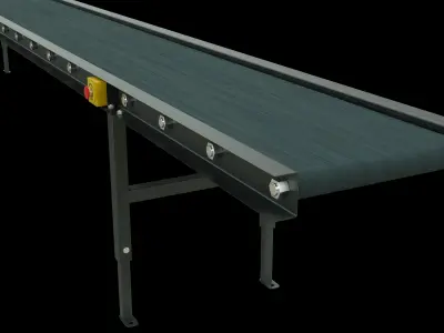 Motorized Conveyor Belt 3D model purchase