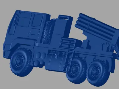 Truck military vehicle 3D print model