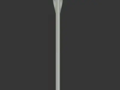 Self-Made Longsword Low-poly 3D model