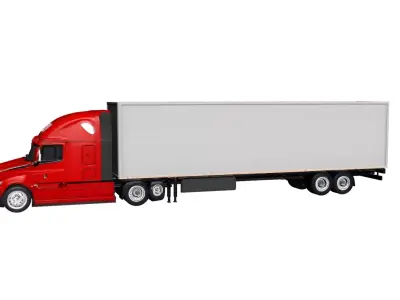 Freightliner Cascadia Truck Modern Aerodynamic Semi Truck 3D model