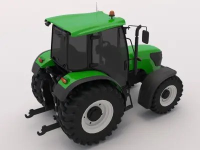 Tractor Green 3D model