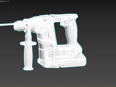 18V Makita DHR171Z Cordless Impact Drill 3D model