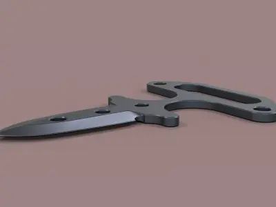 Push dagger 3D model