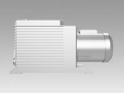 Rotary vane vacuum pump 3D model