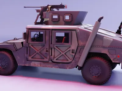 HUMVEE VEHICLE 3D model