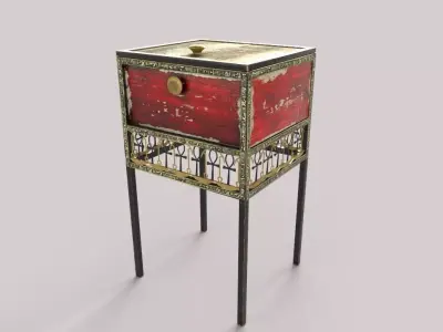  Ancient Egyptian Furniture 3D model