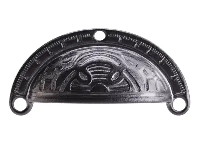 Black Cup Pulls Cabinet 3D model