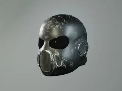 Low poly  Military Armor Low-poly 3D model