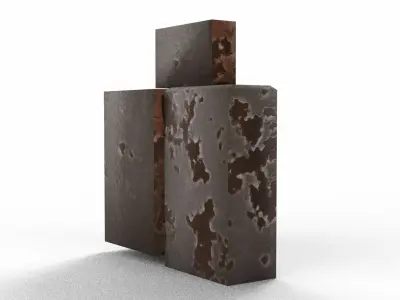 Electric Boxes Low-poly 3D model