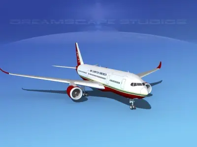 Airbus A350-800 Air Charter America 3D model