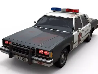 Possessed Authority Interceptor 3D Model Low-poly 3D model