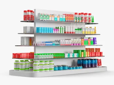  Pharmacy Displays with Pharmacy Products Collection 