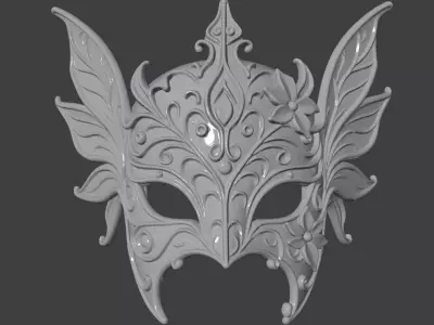 ETHEREAL FAE MASK 3D print model