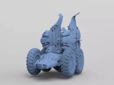 Space Roamer Mining laser craft 3  3D model