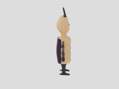  Cartoon Bug  Low-poly 3D model