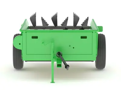 John Deere 34 Muck Spreader 3D model