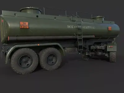 Zil 131 Fuel Tank 3D model