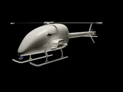 UAV Drone Low-poly 3D model