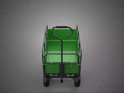 TARPS FENCE RAIL CAGE DECK MESH CLOTH POCKET CART TROLLEY WAGON 3D model