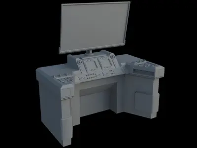 Sci-Fi Control Panels 3D model