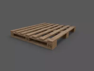 Wooden Pallet  Low-poly 3D model buy