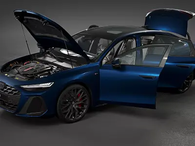 2026 Audi A6 Sedan 3D model