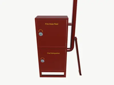 Fire Hosel   Extinguisher Cabinet 3D model