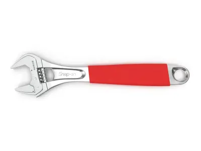 SO 10 Adjustable Wrench Low-poly 3D model