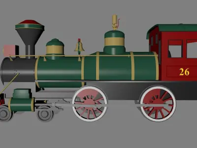 Toy Train North Pole Express  3D model