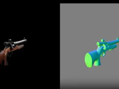 Shortgun model Free 3D model