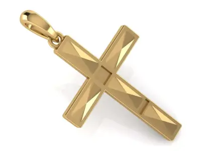 CROSS PENDANT CR136 3D print model