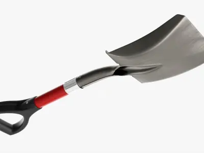 Shovel square head mini  3D model