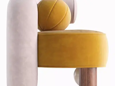 Postmodern Soleil Armchair   3D model