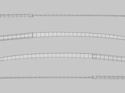 Wooden weapons Free low-poly 3D model
