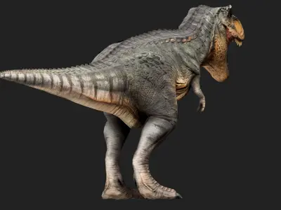 Tyrannosaurus Rex Low-poly 3D model 8