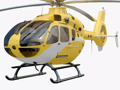 Eurocopter EC 135 Yellow 3D model