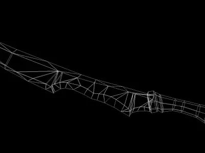 Sword Low-poly 3D model 49