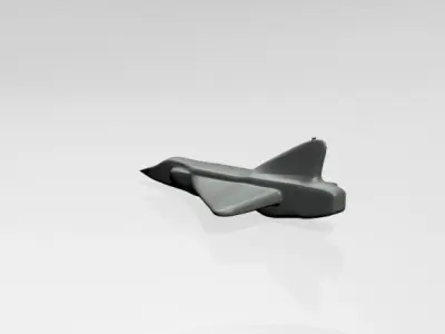 Jet Fighter 02 3D model