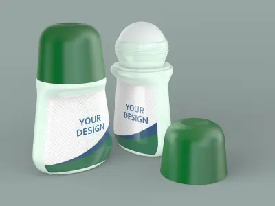 Roll-On Deodorant 3D model