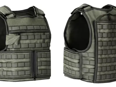 PARACLETE RAV VEST Low-poly 3D model