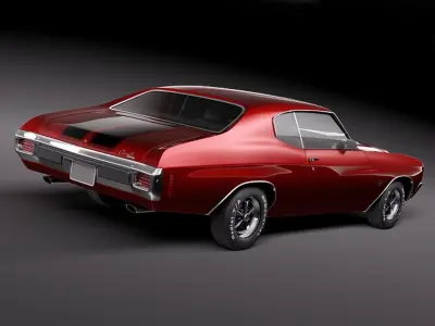Chevrolet Chevelle 1970 3D model buy