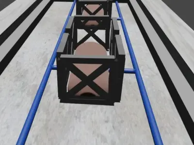 Storage tank supply 3D model