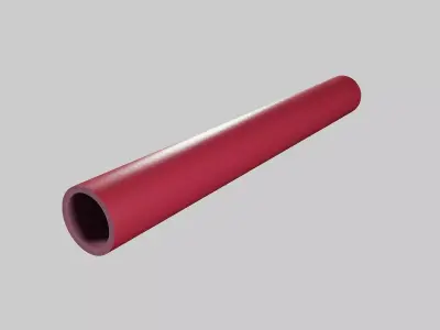PE-X PE-RT pipes and fittings 3D model