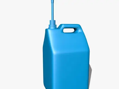 Blue Canister with Doser 3D model